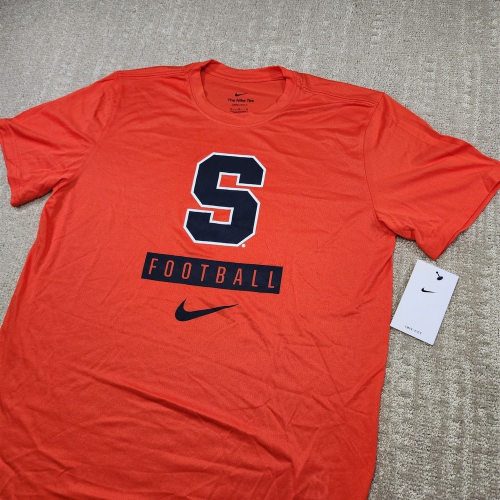 Syracuse‎ Orange Shirt Adult Medium Nike Dri Fit Football Performance NEW